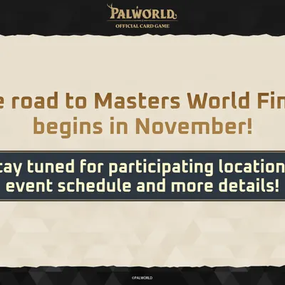 Le jeu de cartes Palworld prépare déjà son premier champion du monde